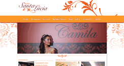 Desktop Screenshot of buffetsantalucia.com.br
